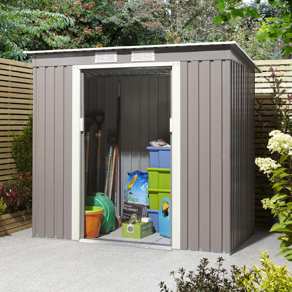 Trentvale 6X4 Metal Pent Shed Image 11
