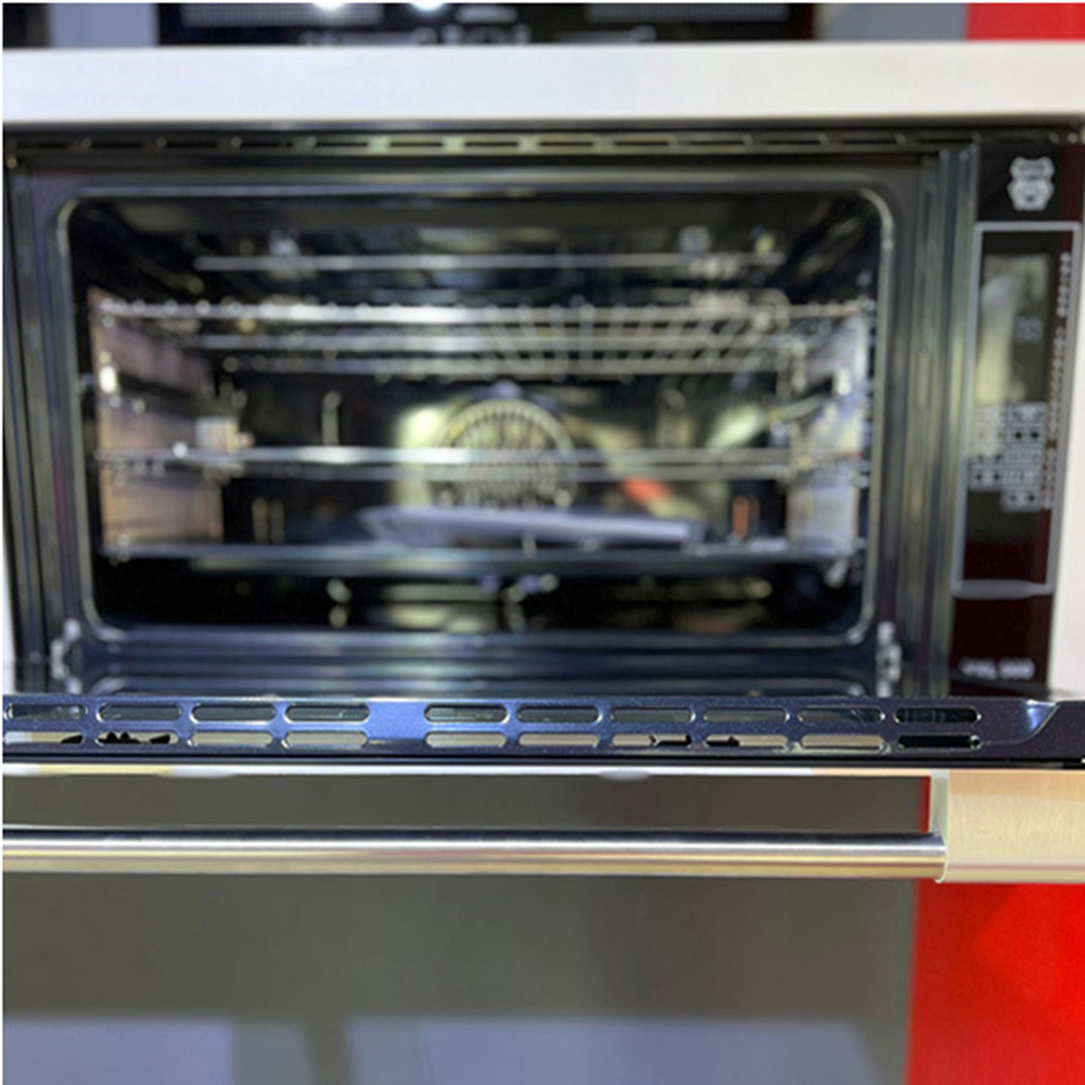 Kaiser Avantgarde Pro Black Glass Stainless Steel 105L Electric Oven Image 8