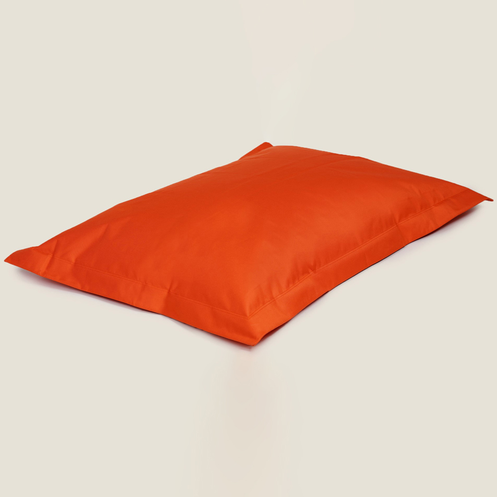 Kaikoo Bright Orange Floor Cushion Image 2