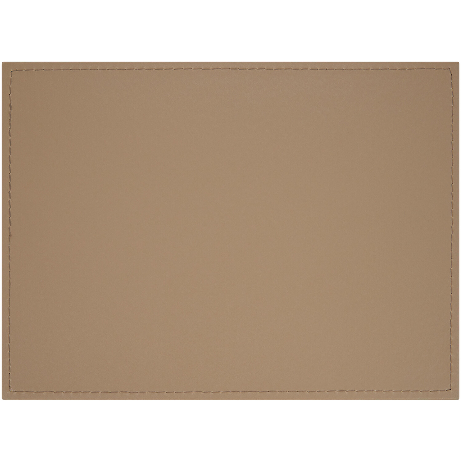 Pack of 4 Soft Touch Linen Effect Placemats - Brown Image 4