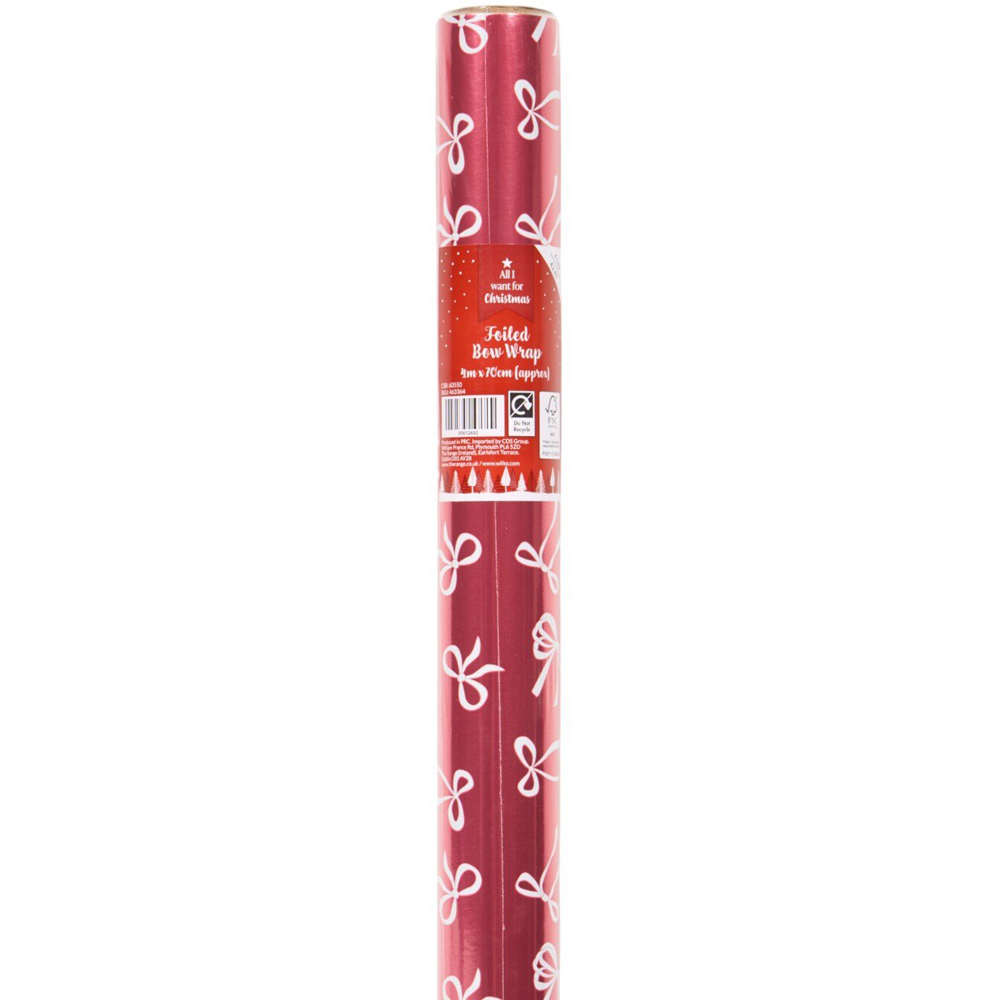 Foiled Bow Gift Wrap Image 4