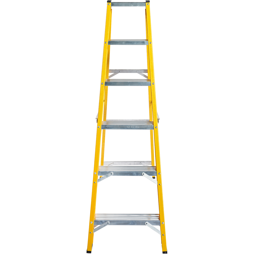 Lyte Ladders and Towers MagnaStep 6 Tread Glassfibre Swingback Step Ladder Image 2