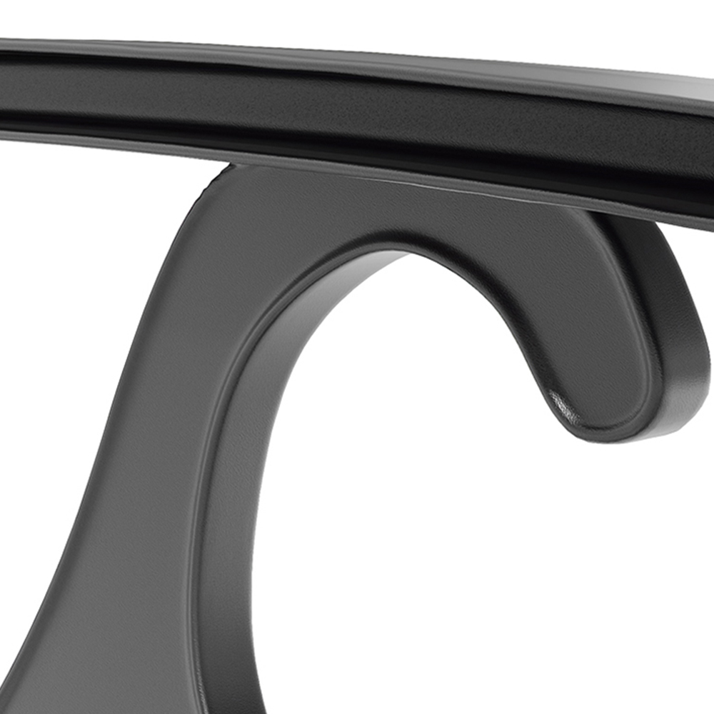 Living and Home Dark Grey Curved Door and Window Canopy 2.4 x 0.8m Image 4