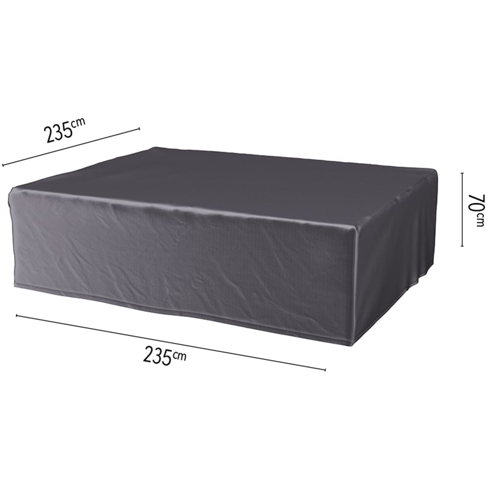 Platinum AeroCover Waterproof Square Lounge Set Cover 70 x 235 x 235cm Image 5