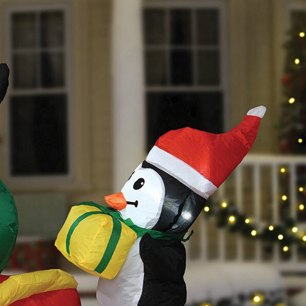 Santa and Friends Inflatable Sleigh Image 5