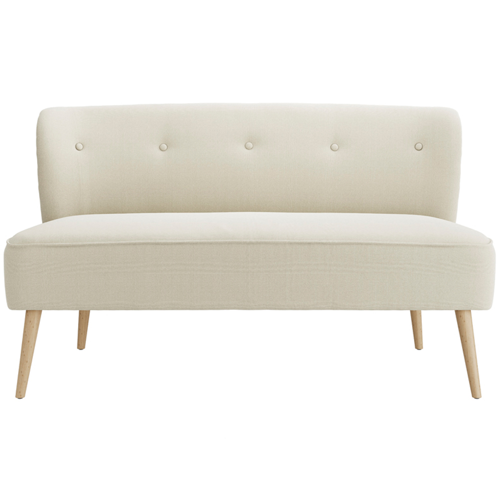 Beau 2 Seater Sand Blonde Wood Sofa Image 3