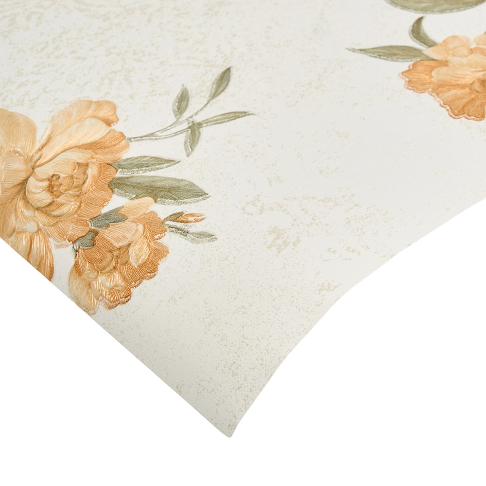Living and Home Floral Pattern 3D Embossed Non-Pasted Non-Woven Wallpaper Image 5
