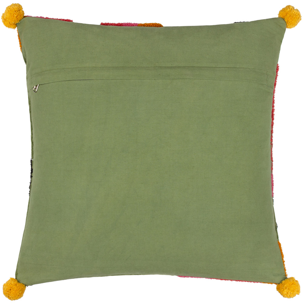 furn. Poppy Multicolour Embroidered Cushion Image 3