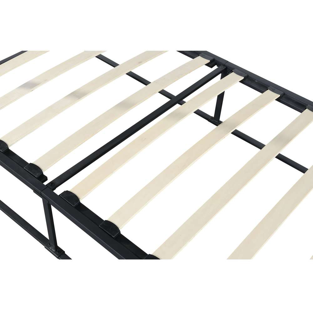 Farringdon Single Black Metal 4 Poster Bed Frame Image 5