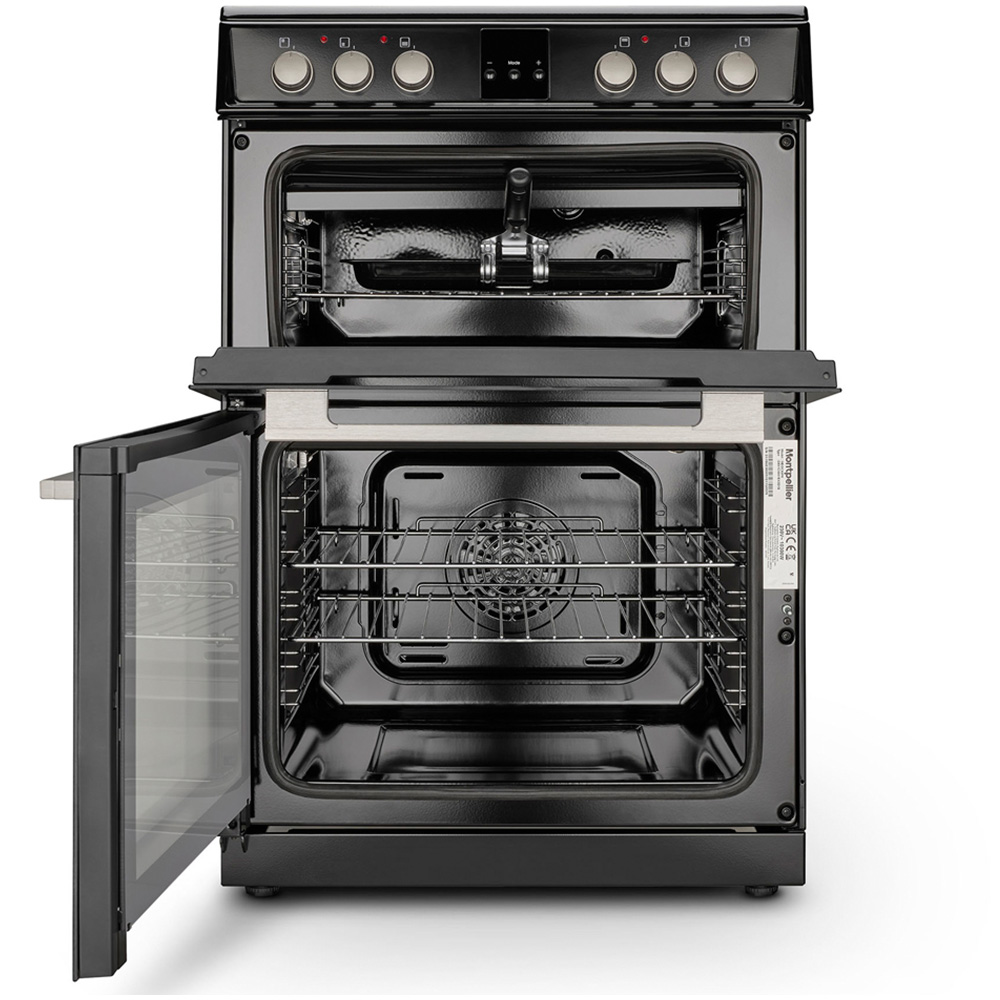 Montpellier MDOC60FK Black Wide Ceramic 39L Double Cooker Image 3