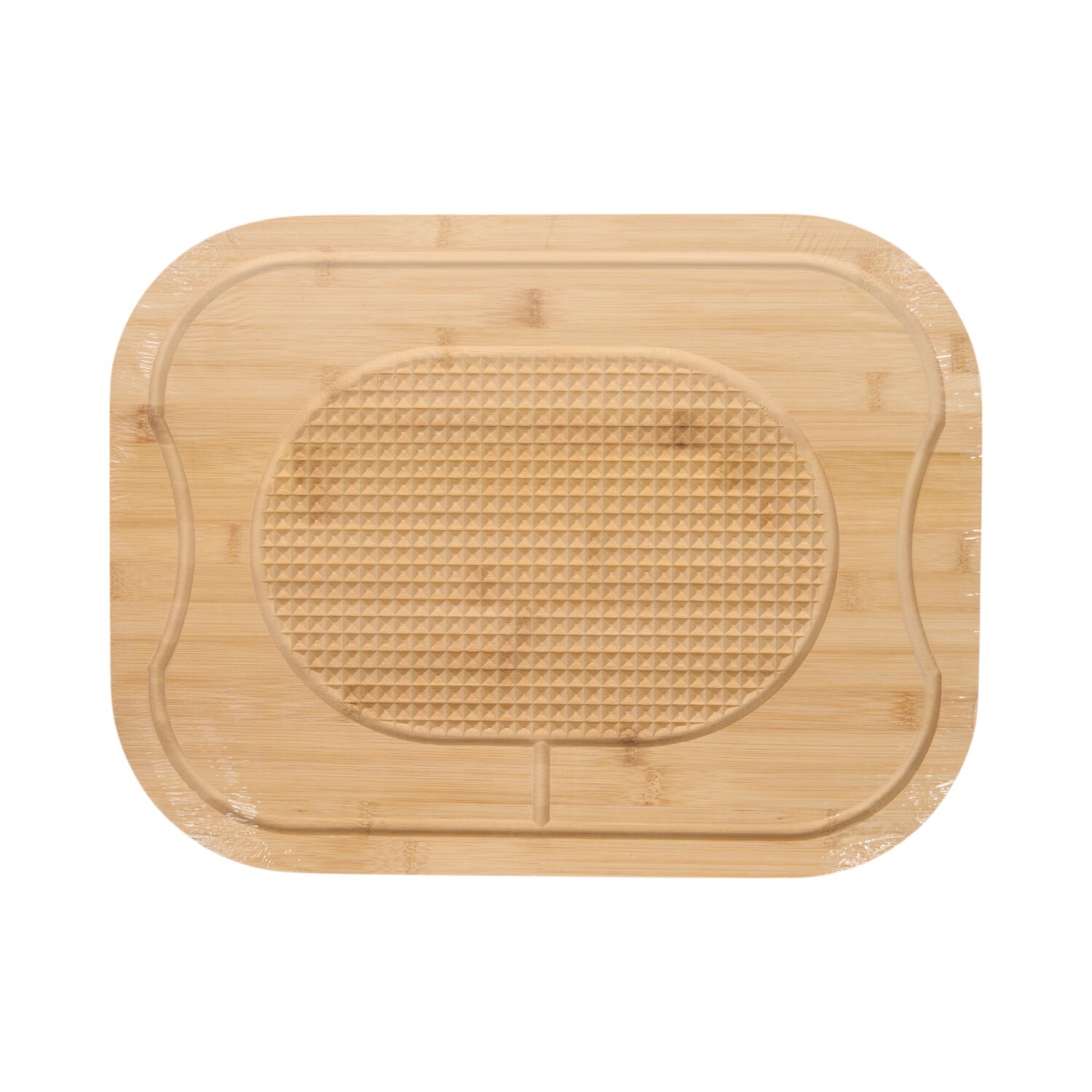 Medium Bamboo Carving and Cutting Board Natural Image 1