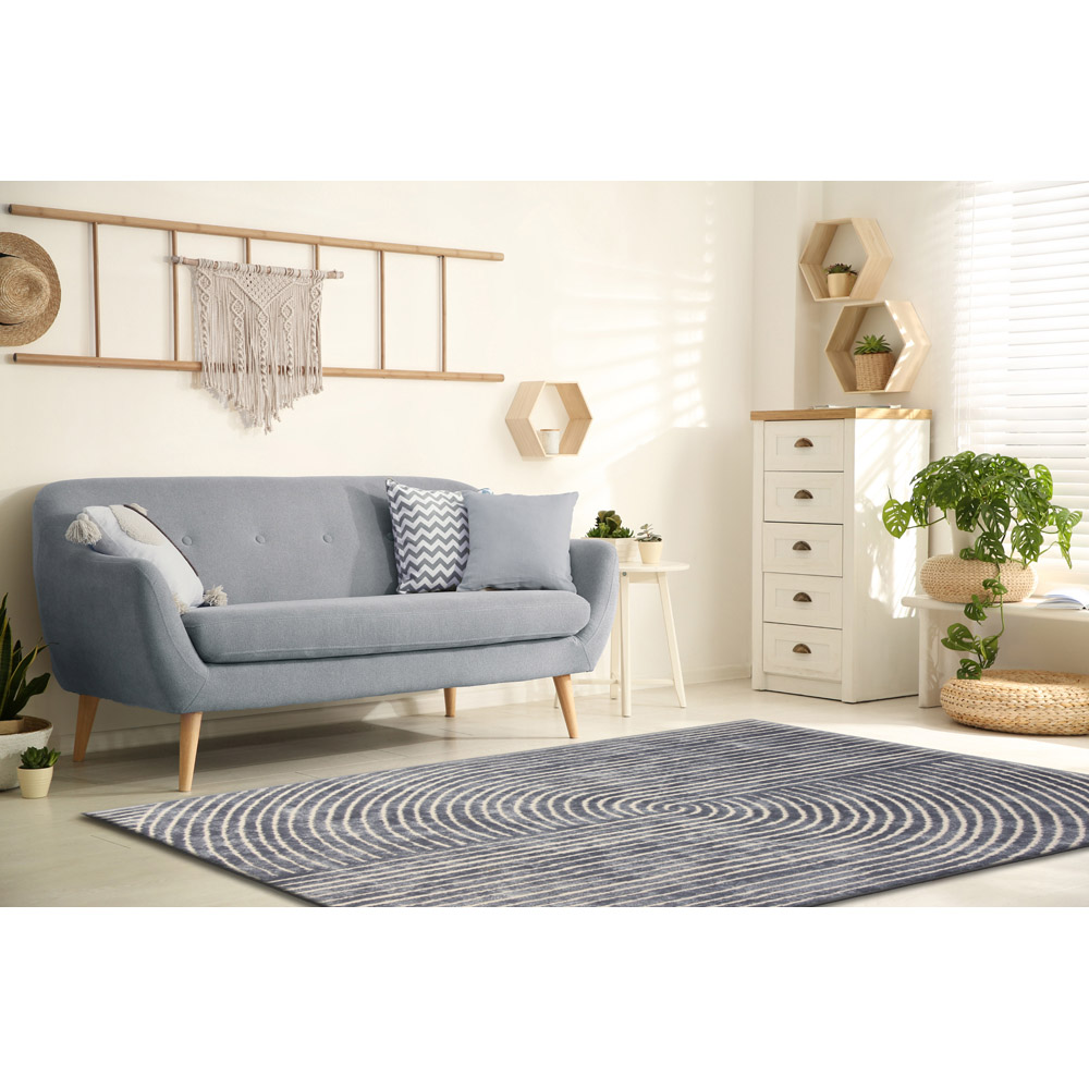 Eselle Muse Zen Navy Rug 120 x 170cm Image 6