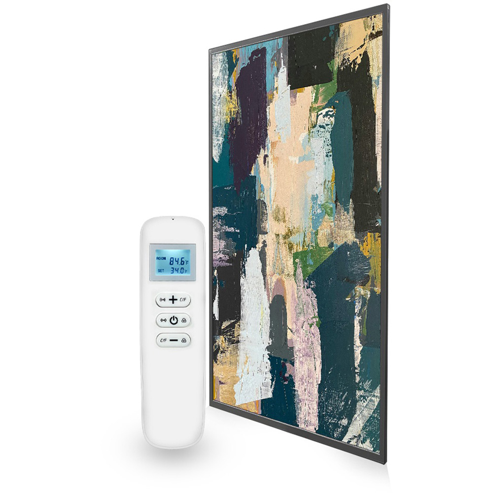 Mirrorstone Classic Nexus 900W Abstract Art Wi-Fi Infrared Heating Panel 795 x 1195mm Image 3