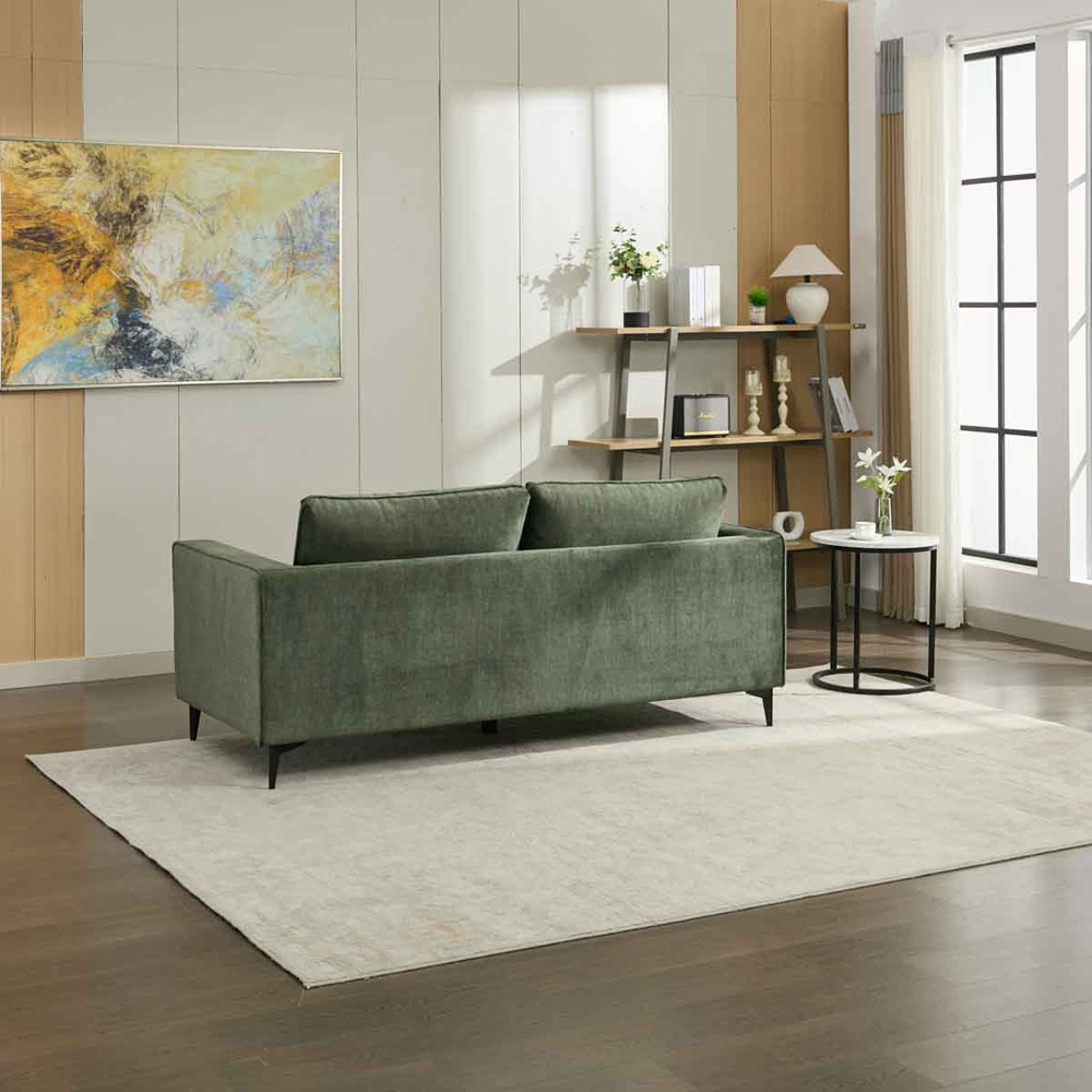 Brooklyn 3 Seater Moss Green Sofa Image 4