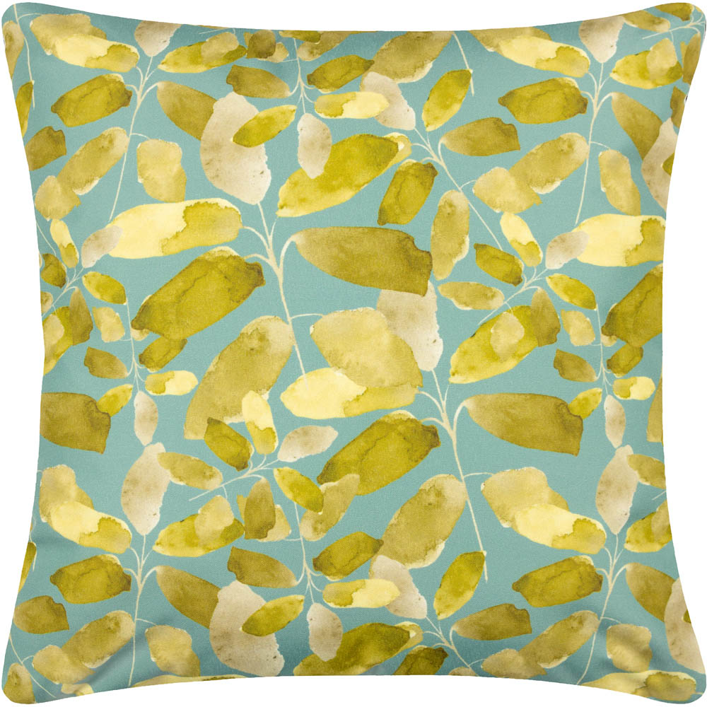Wylder Lorena Aqua Outdoor Reversible Cushion Image 1