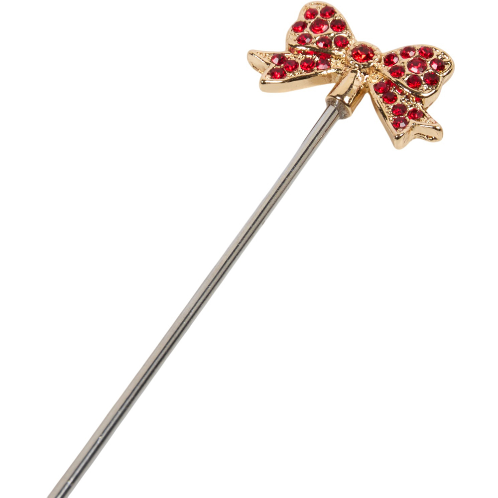 Set of 4 Embellished Bow Cheese Forks Image 2