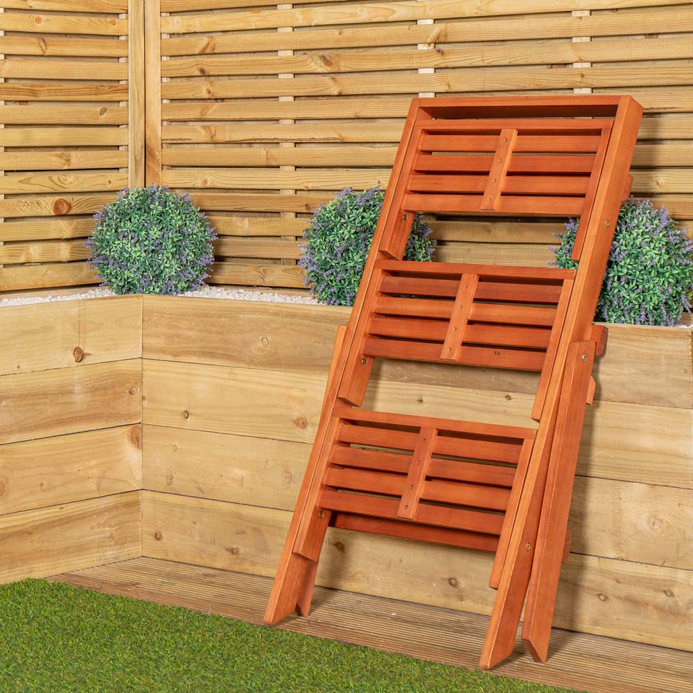 Samuel Alexander 3 Shelf Wooden Foldable Plant Display Stand Image 5