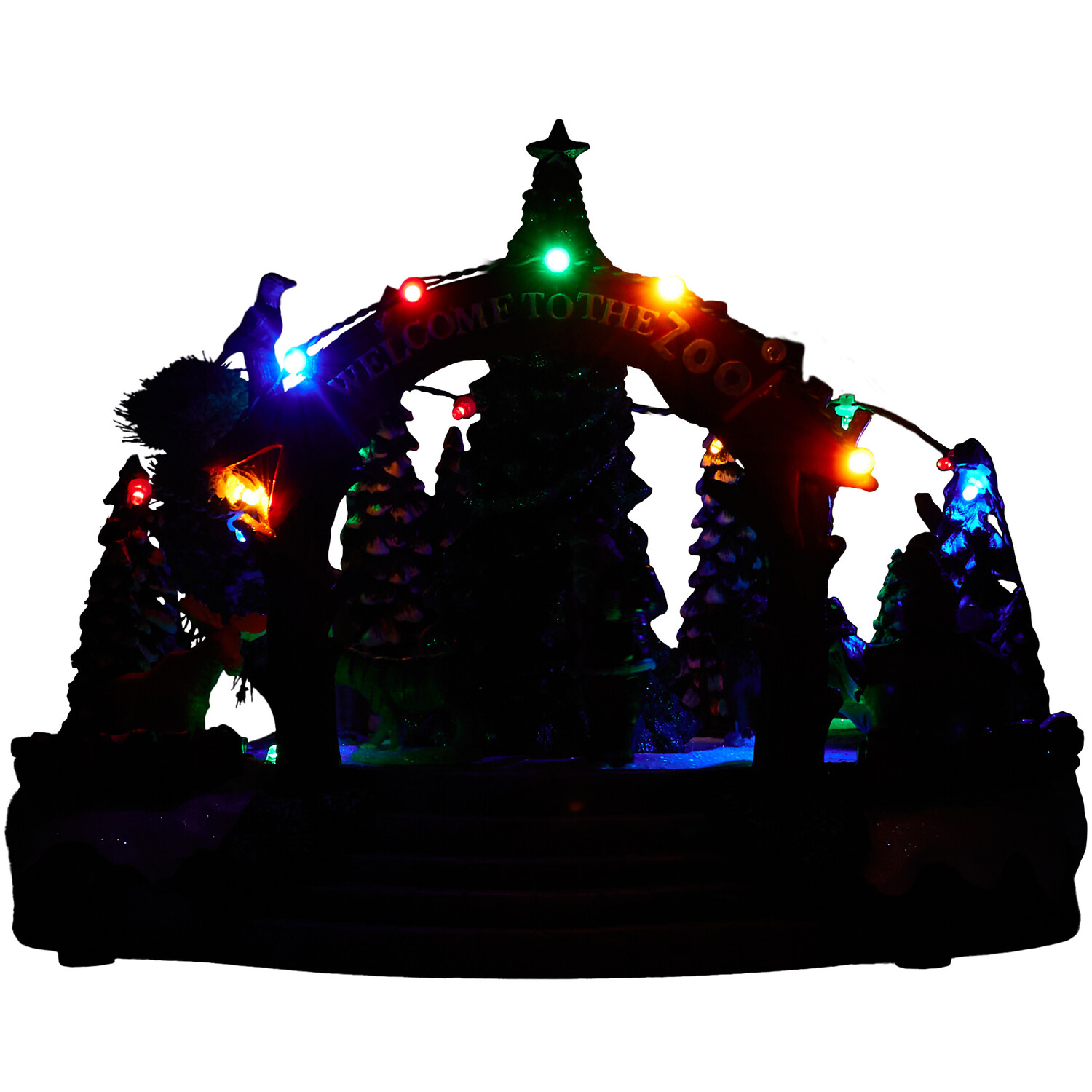 Christmas Zoo Village Model Image 4