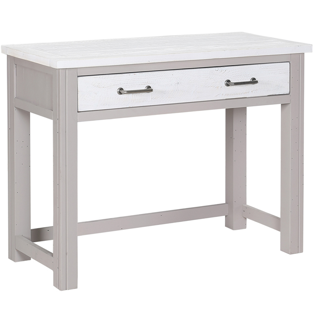 Baumhaus Greystone Grey Hidden Space saver Desk Image 2