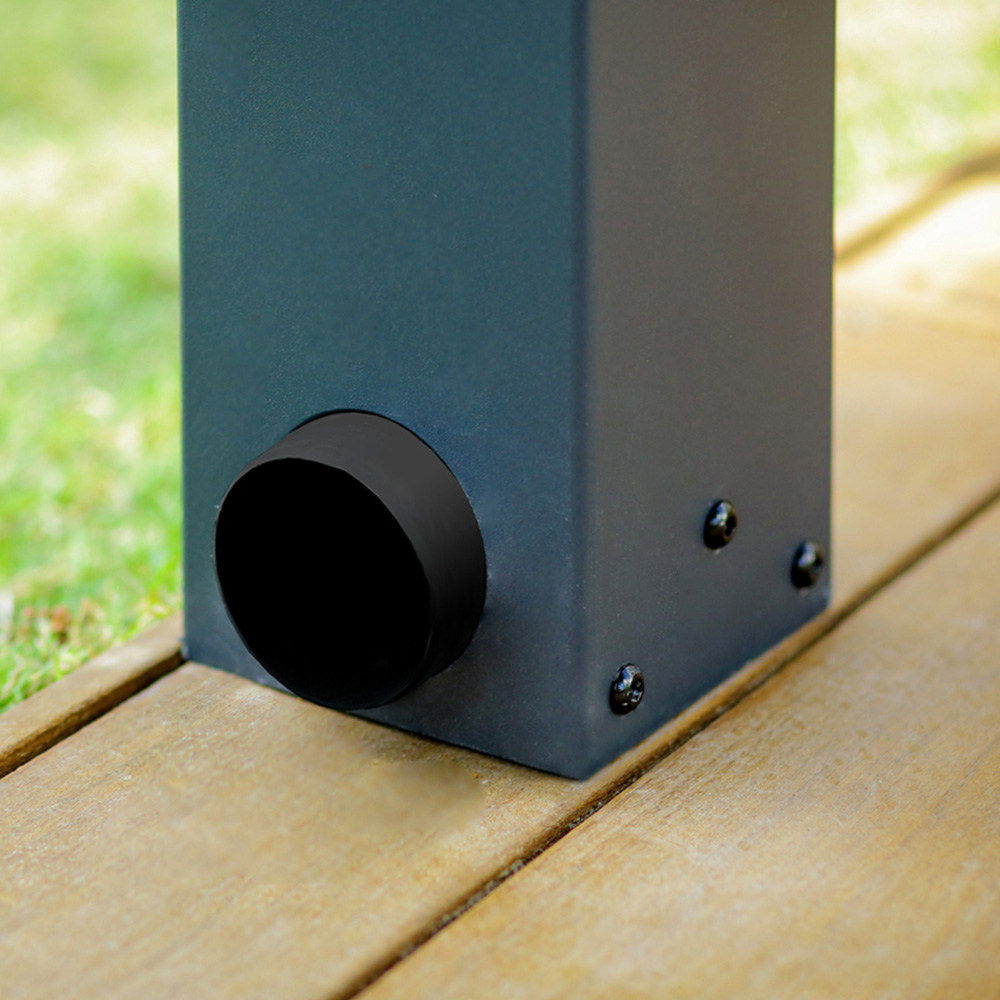 Palram Canopia Stockholm Grey and Clear 3.4 x 5.9m Patio Cover Image 3