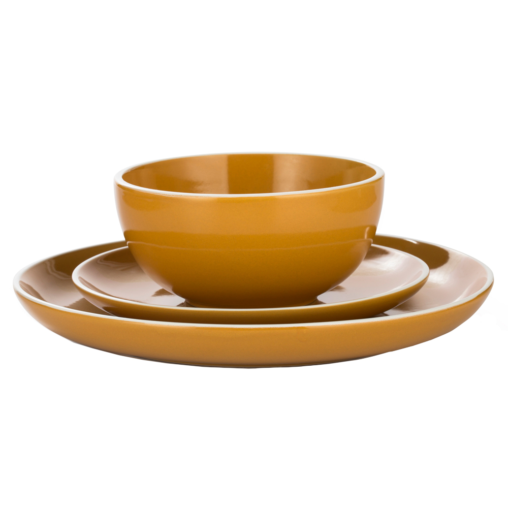 Waterside Yellow 12 Piece Dinner Set Image 3