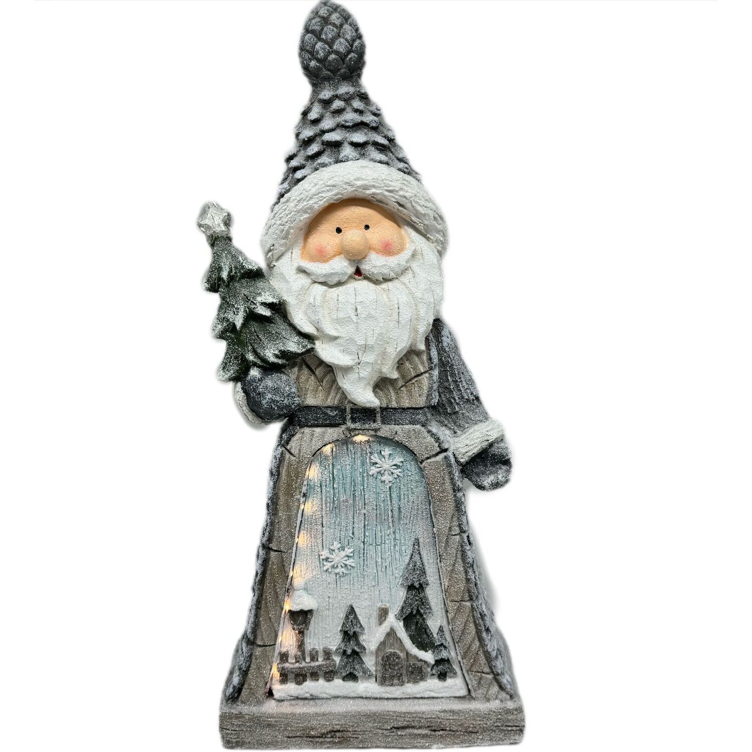 Frosted Winter LED Santa Image 2