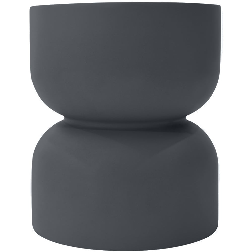 Elementi Chronos Slate Black GRC Side Table Image 3