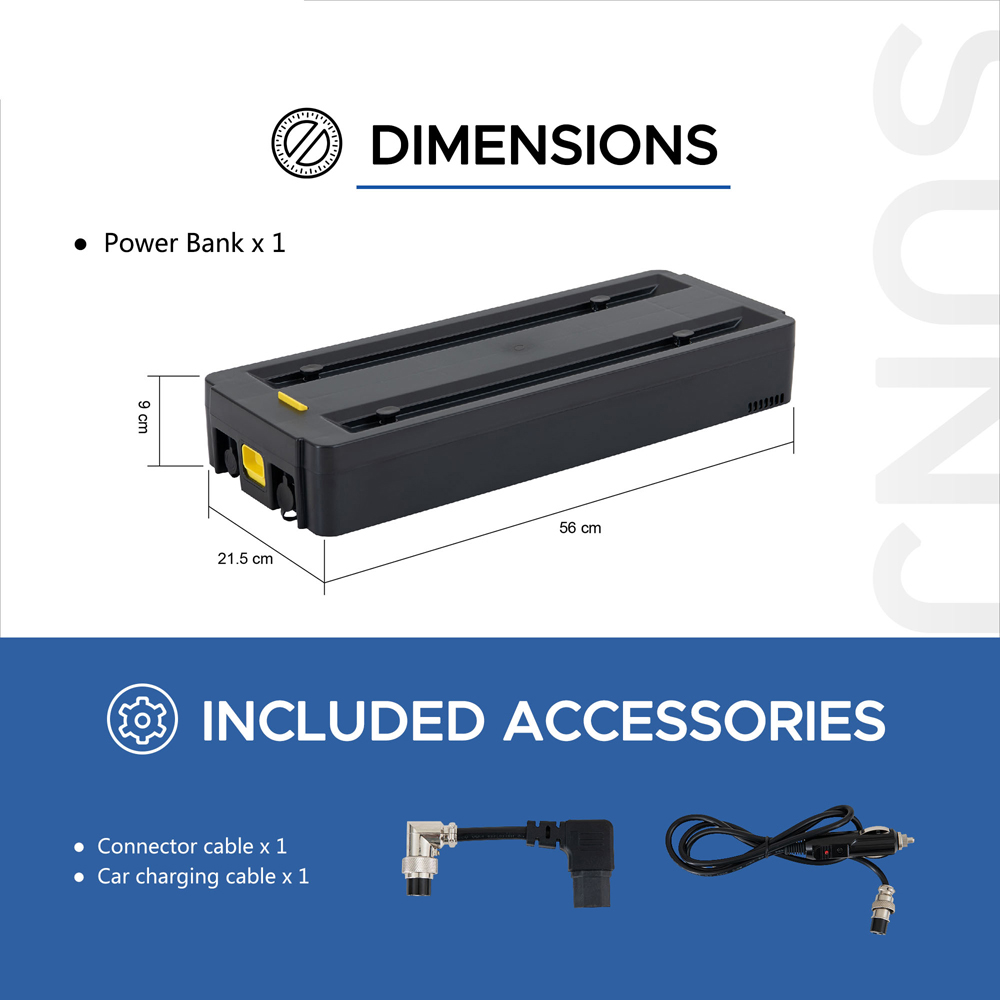 Sunjoy 40Ah Rechargeable Lithium Iron Phosphate Battery Pack Image 7