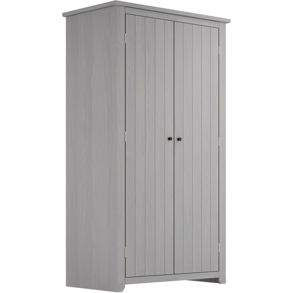 Havana 2 Door Grey Wardrobe Image 3
