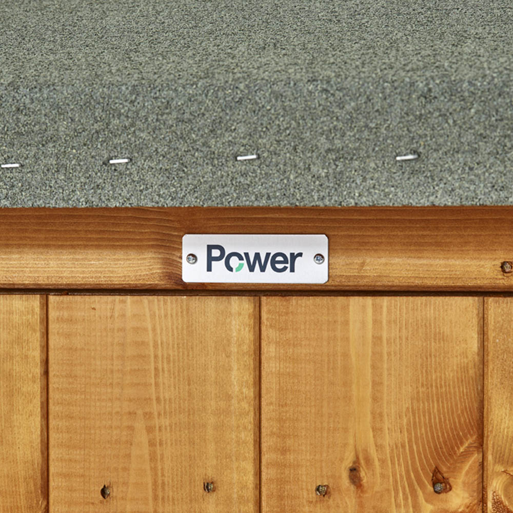 Power Sheds 14 x 4ft Pent Wooden Shed Image 3