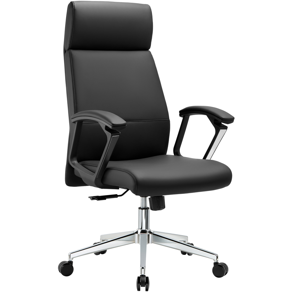 TTAP Black Faux Leather High Back Executive Office Chair Image 2