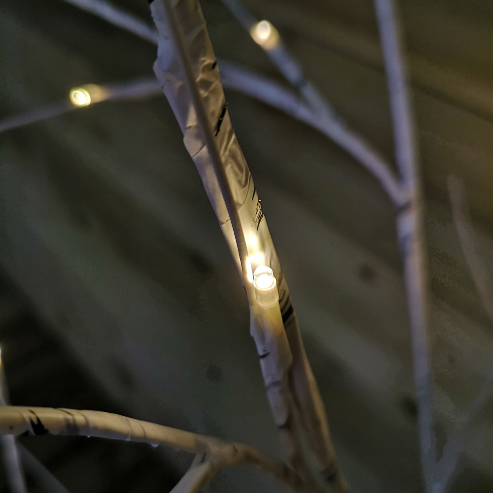 Samuel Alexander Warm White LED Indoor Outdoor Christmas Lit Birch Tree 5ft Image 4