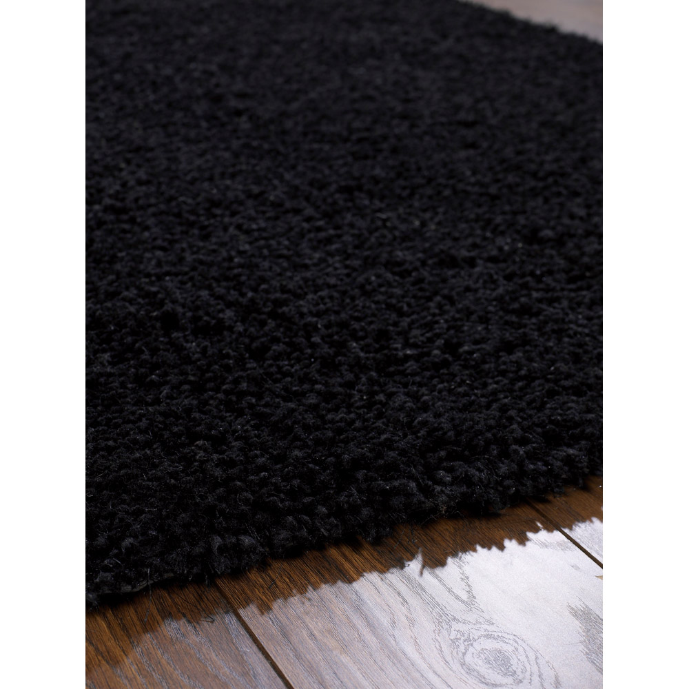 Origins Chicago Black Shaggy Rug 160 x 230cm Image 4