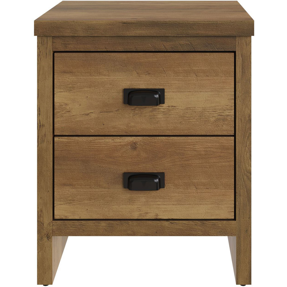 GFW Boston Knotty Oak 4 Piece Bedroom Furniture Set Image 7