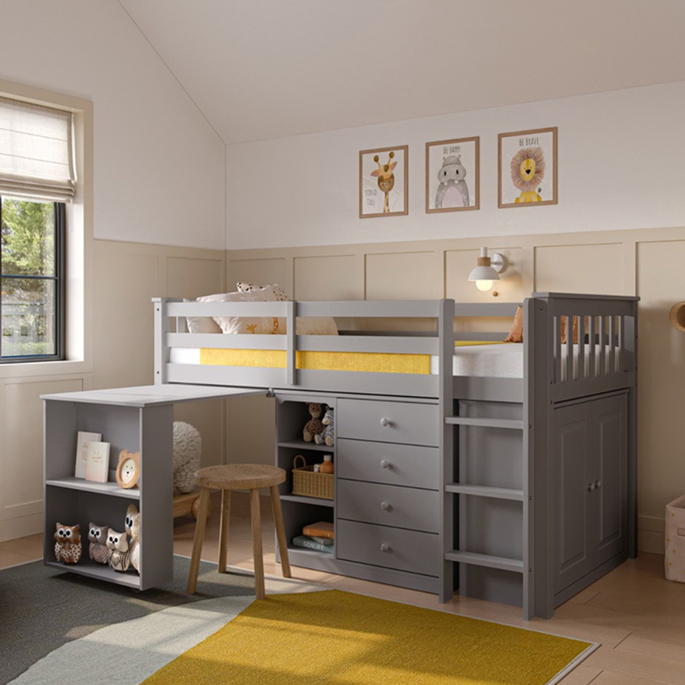 Flair Oban Single Grey Cabin Bed Image 4