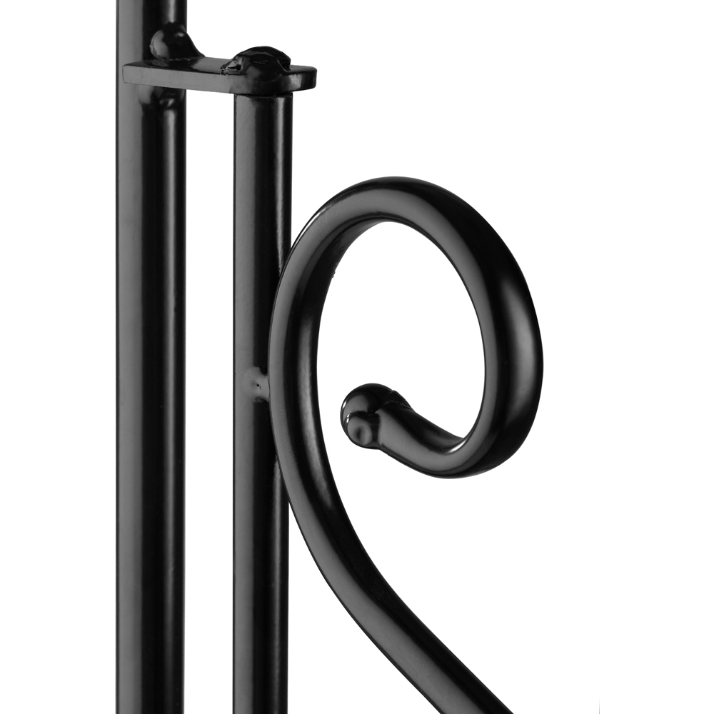 tectake Mosaic Black and White 3 Level Plant Stand Image 7