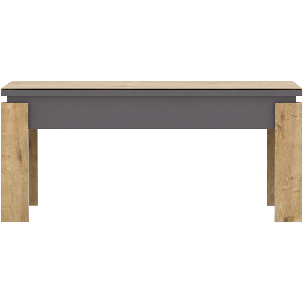 Decorotika Manhattan 6 Seater Dining Table Oak Image 2