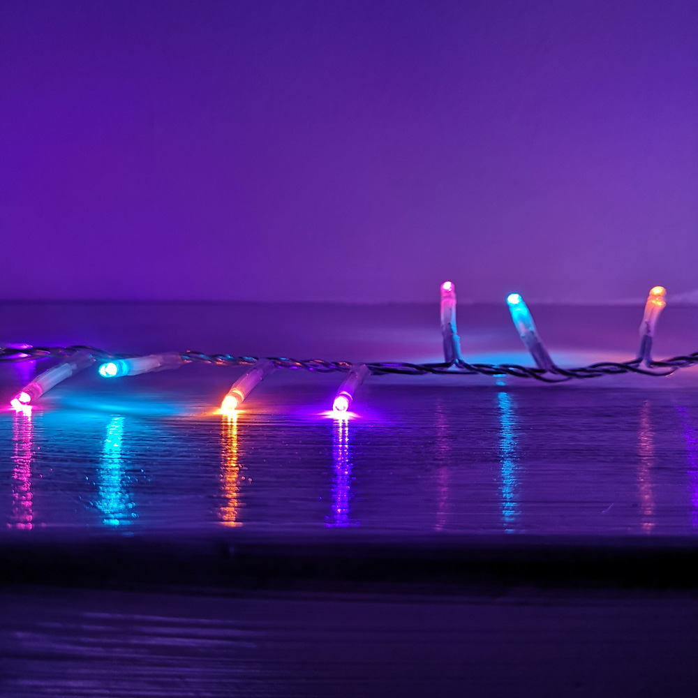 Premier TreeBrights 1000 Rainbow LED Multi-Function Christmas String Light 25m Image 4