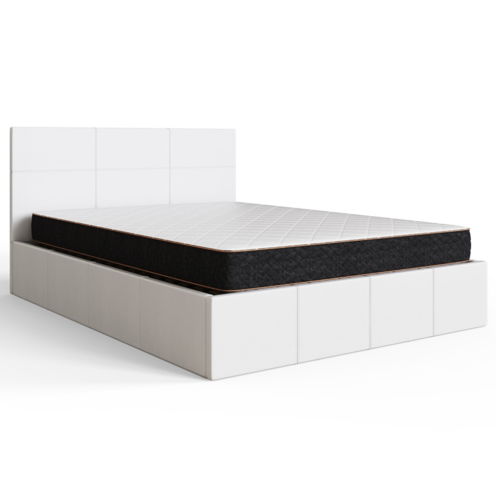GFW Double White Side Lift Ottoman Bed Image 4