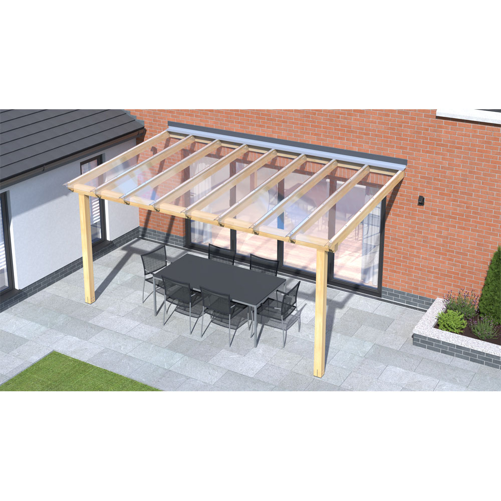 Marlon R Glaze Polycarbonate Clear Glazing Sheet Roof Panel 3mm x 4m Image 3