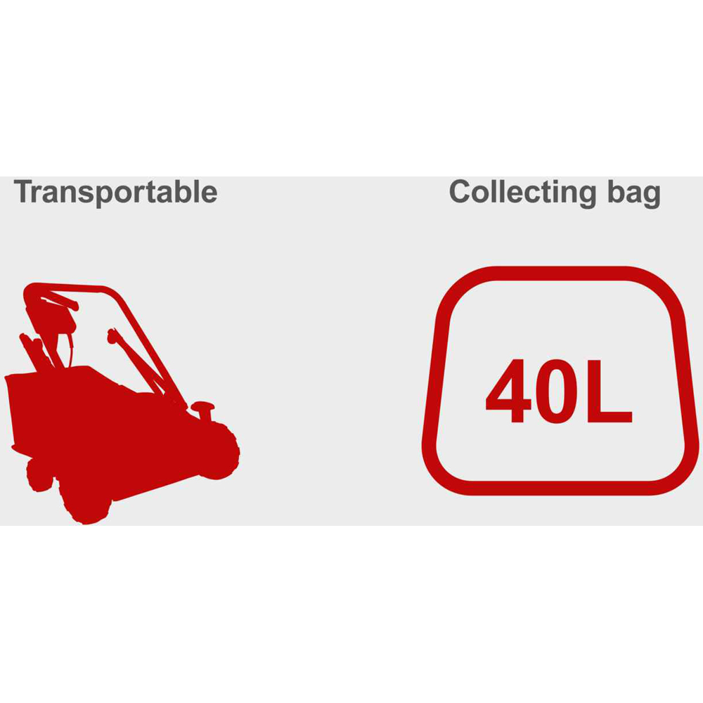 Scheppach SC55P 4kW Petrol Scarifier with 40L Collection Bag 212cc Image 5