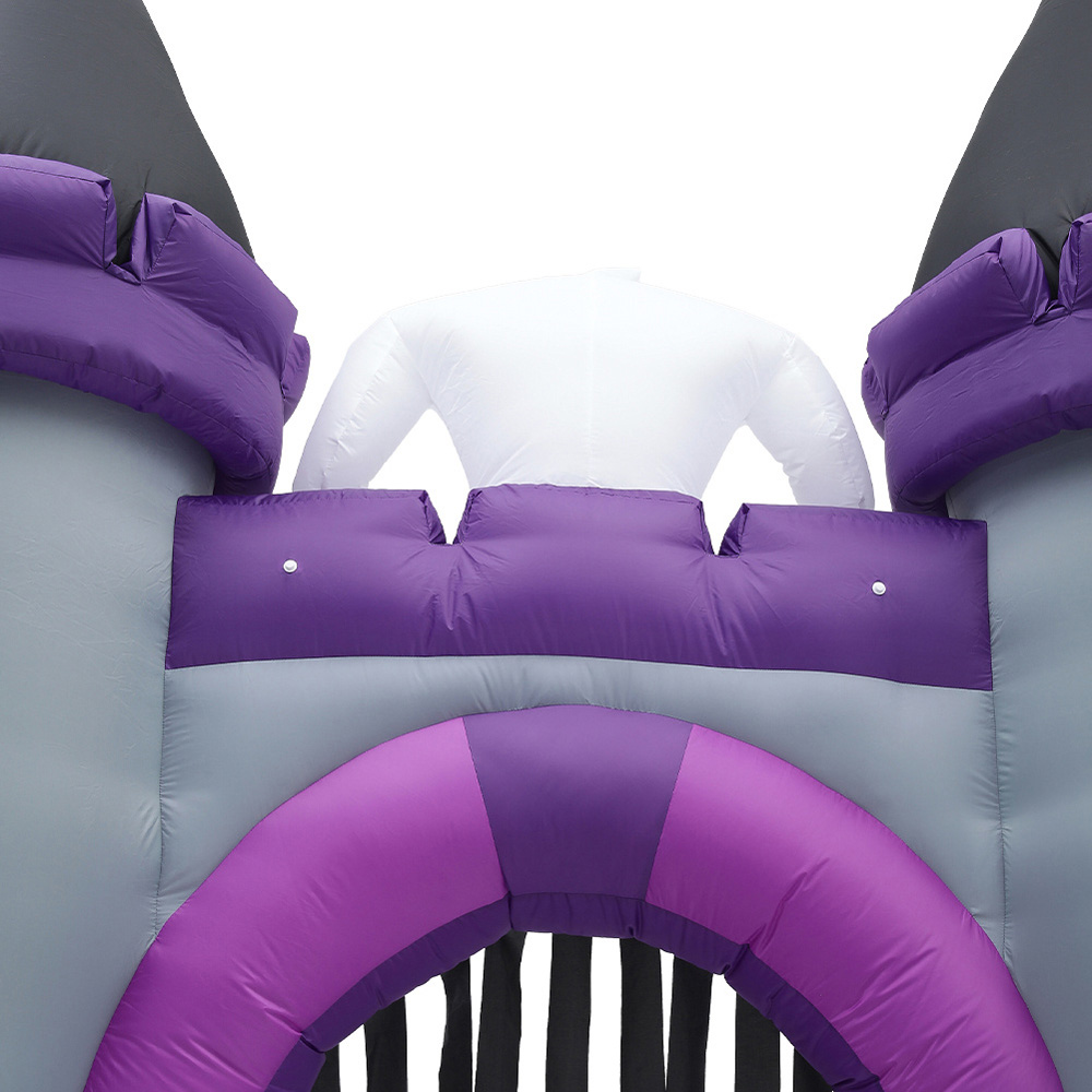 Living and Home Halloween Inflatable Haunted Castle LED Arch Image 8