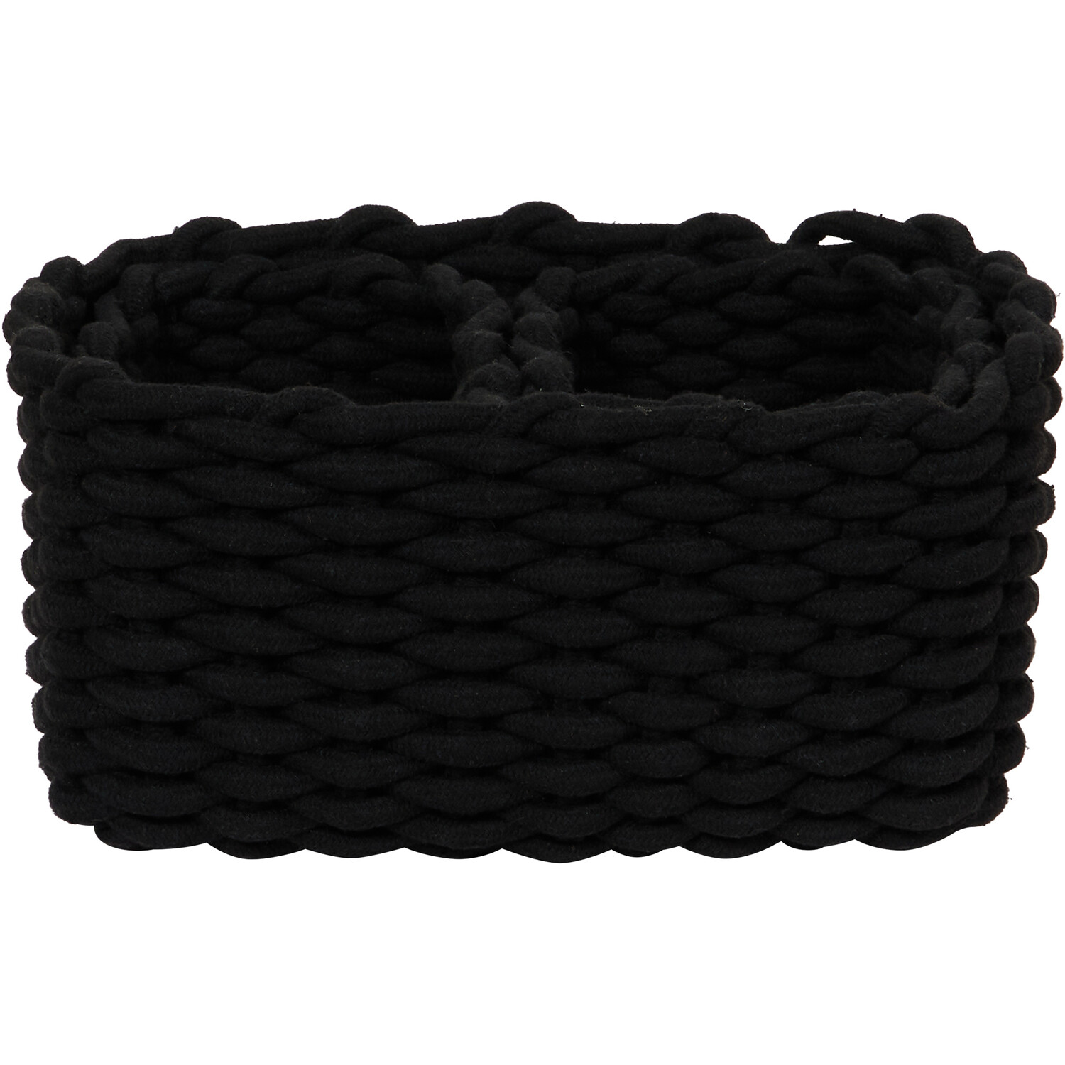 Black Rope Storage Basket 3 Pack Image 1