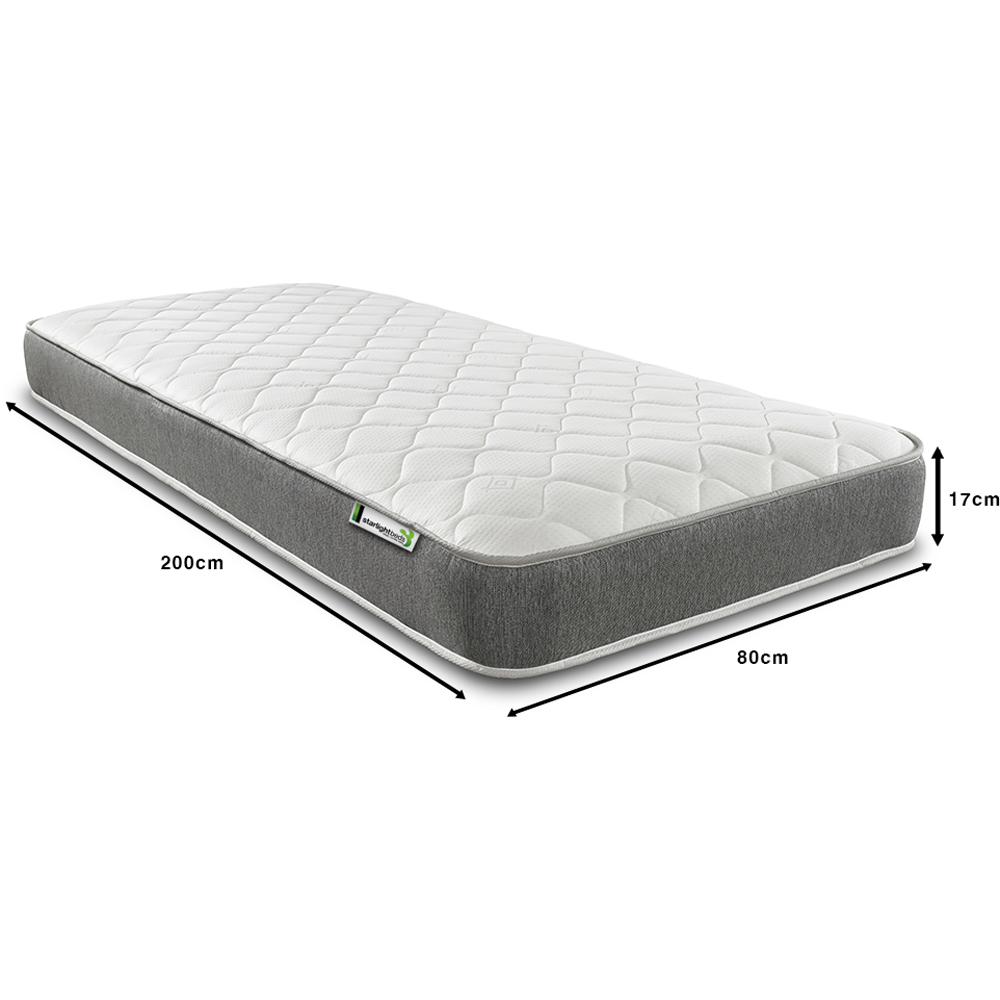 Starlight Beds Wellington European Small Single Grey Memory Foam Mattress Image 6