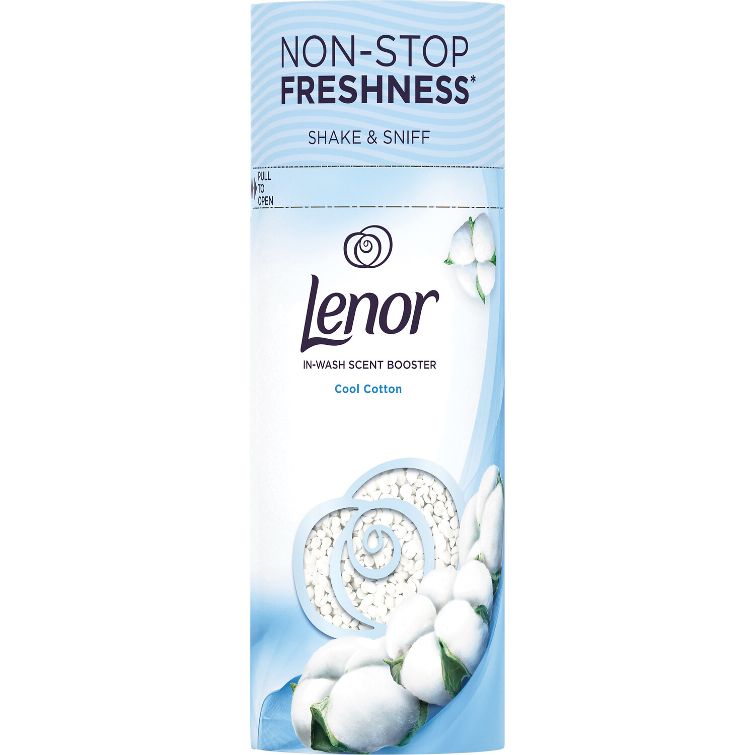 Lenor Cool Cotton Fabric Enhancer Beads 176g - Blue Image