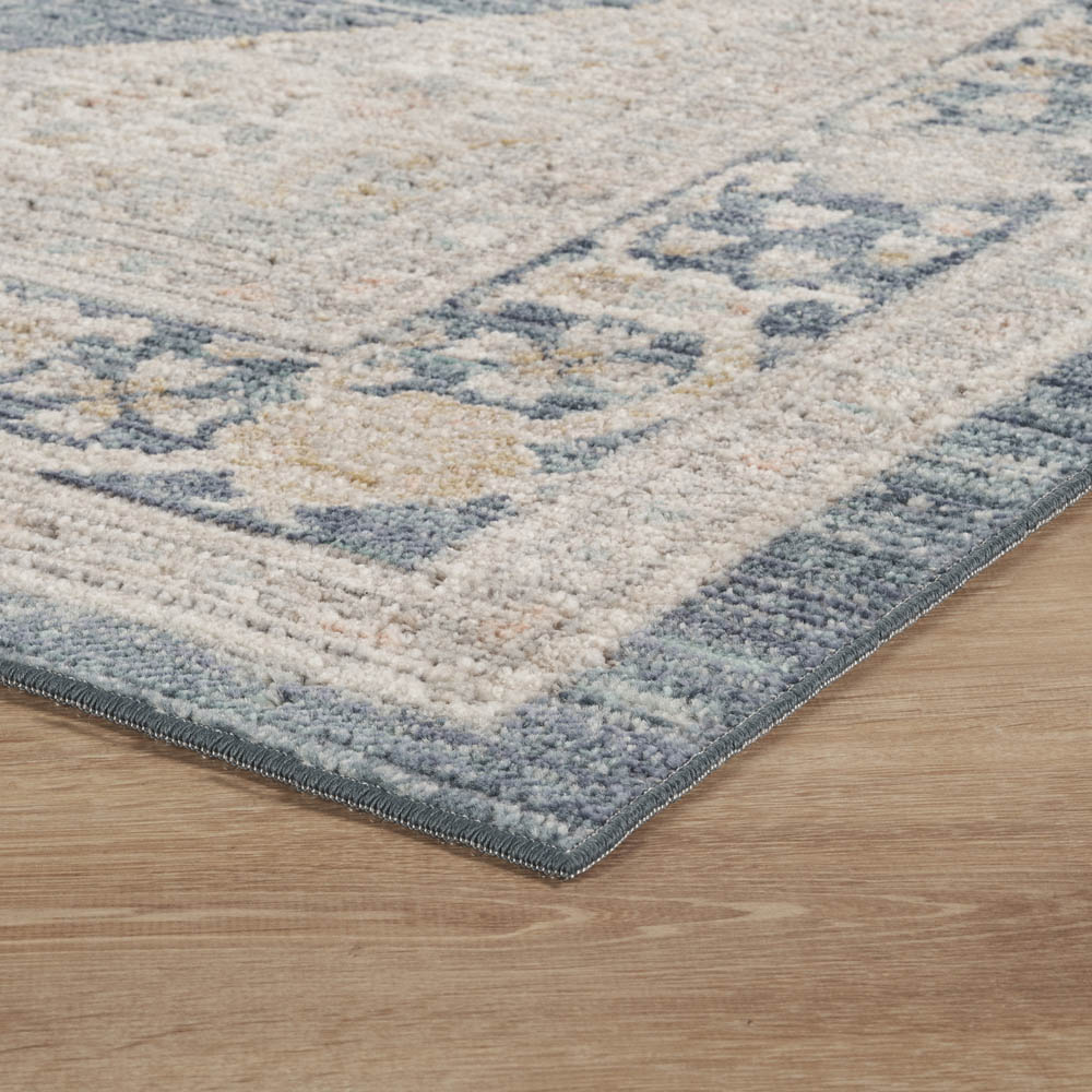 Desire Rugs Maia Navy Orchid Floral Non Slip Rug 60 x 220cm Image 3