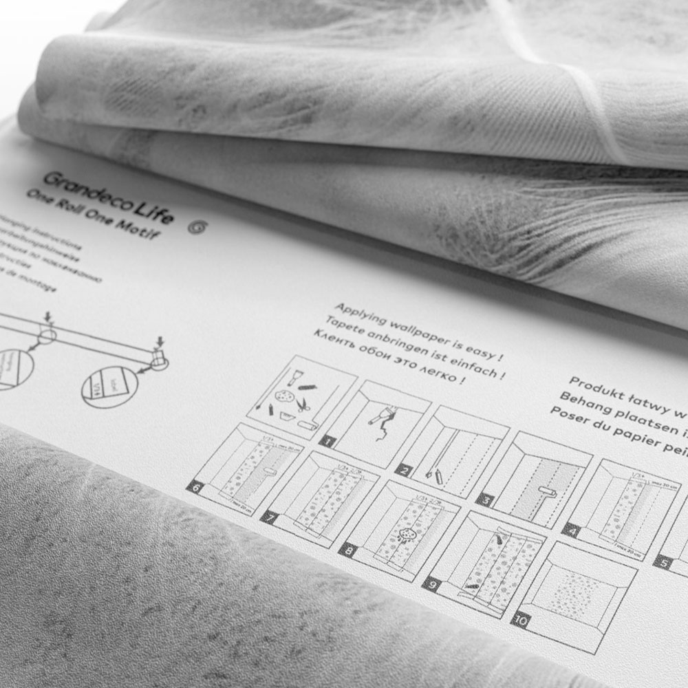 Grandeco Palm Spring Scene Blue 7 Lane Wall Mural Image 5