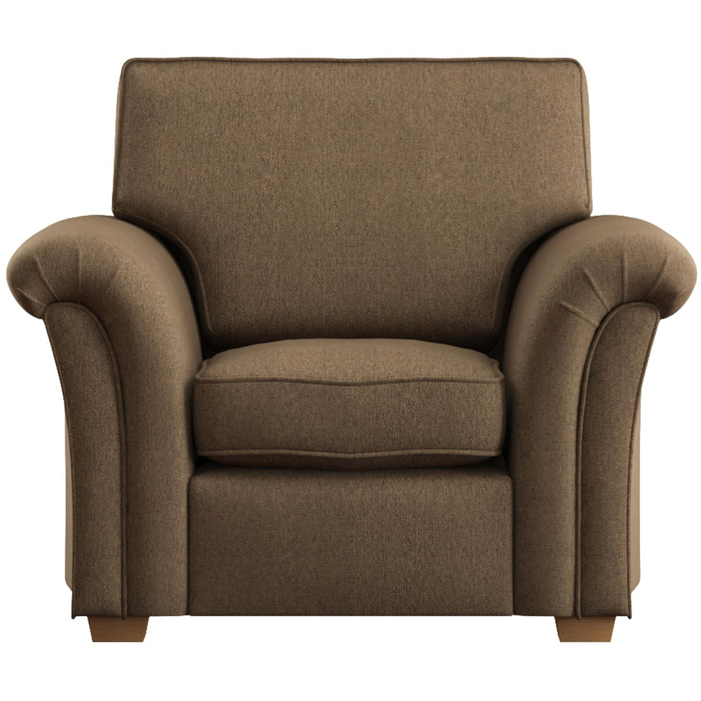Castleacre Venice Nutmeg Fixed Back Armchair Image 3