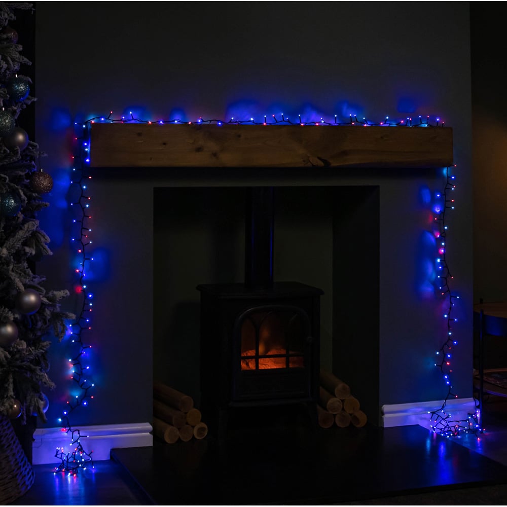 Samuel Alexander SupaBrights 5000 Blue Red and White LED Multi-Function String Light 125m Image 6