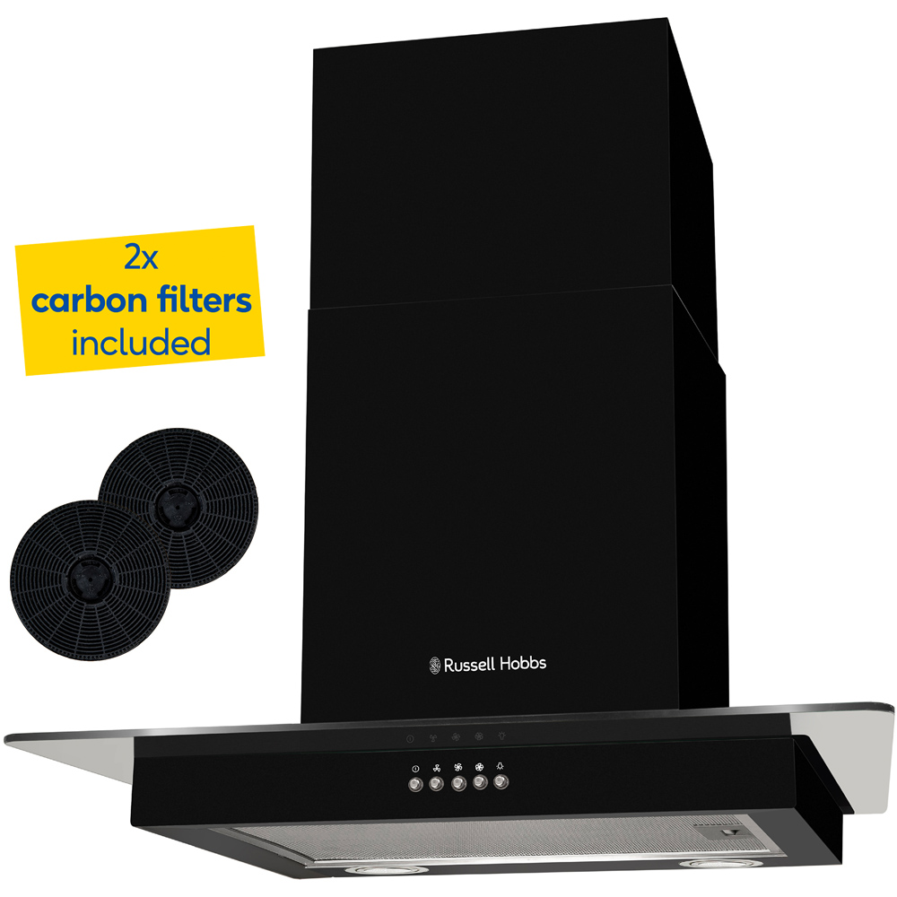 Russell Hobbs RHFGCH601B Black 60cm Cooker Hood Image 4
